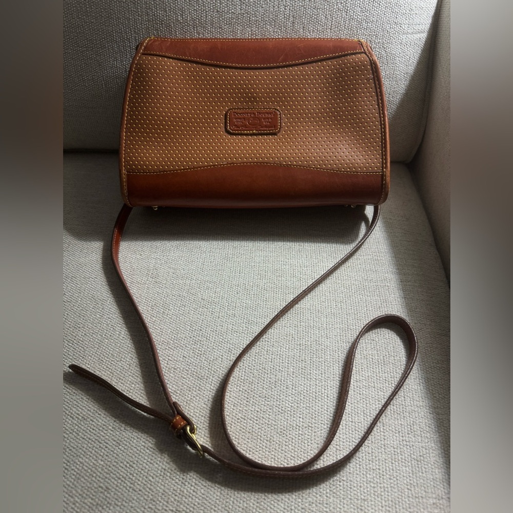 Dooney & Bourke Tan Leather Crossbody Bag
